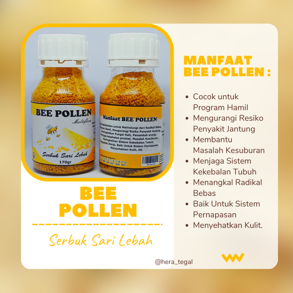 

Bee Pollen, Sari Serbuk Lebah 170gr