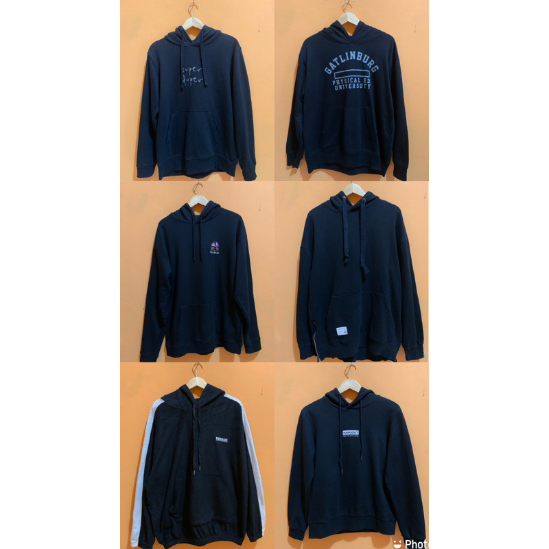 HOODIE HITAM - PL - PRELOVED