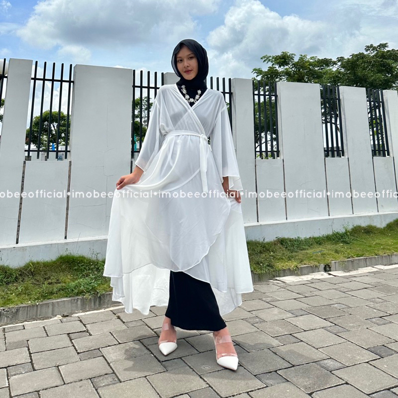 AURORA DRESS CERUTY RUFFLE RAYA // LONG OUTER CERUTY ARMANI