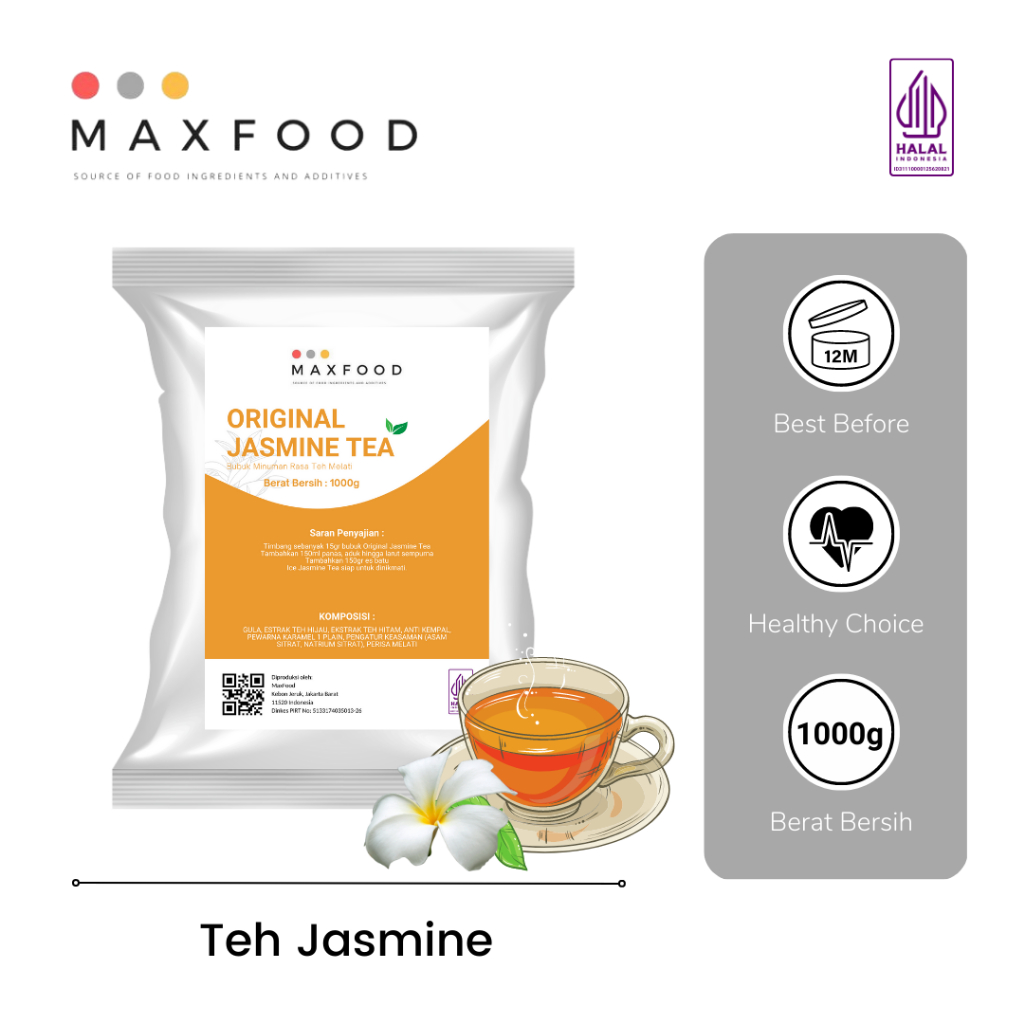 

Original Jasmine Tea / Bubuk Minuman Teh Rasa Melati 1 KG