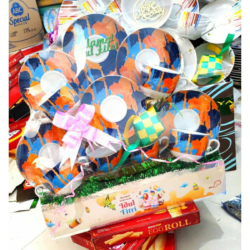

hampers lebaran cangkir mesjid medan eid mubarak