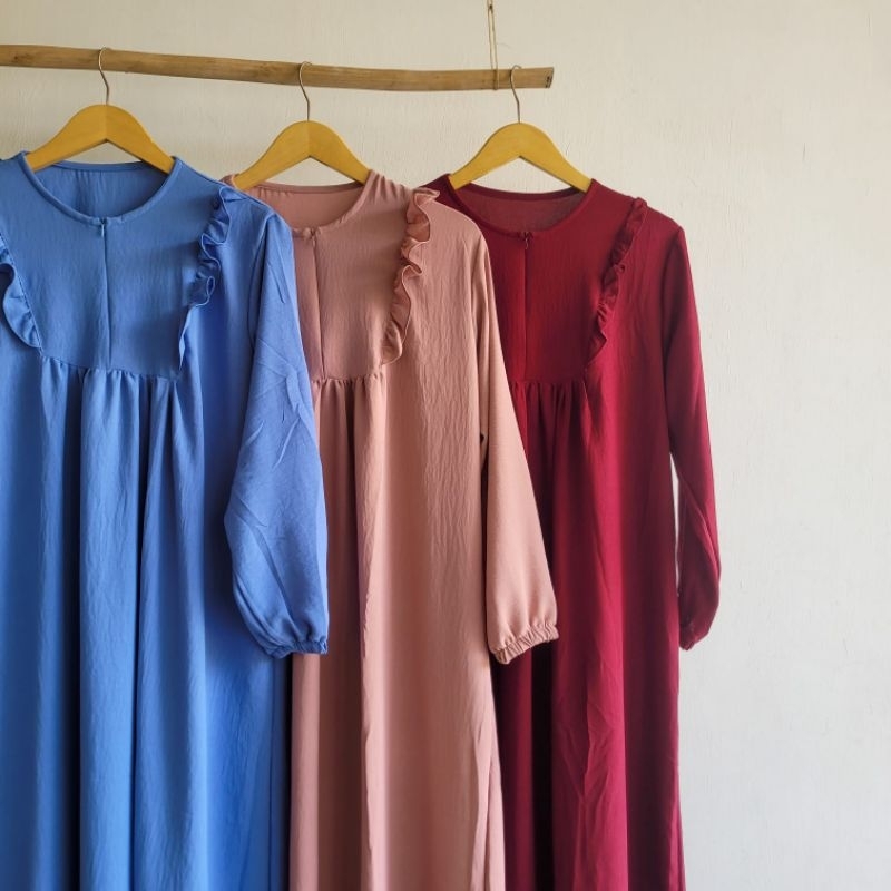 LUCIA DRESS / GAMIS CRINKLE AIRFLOW / GAMIS DEWASA