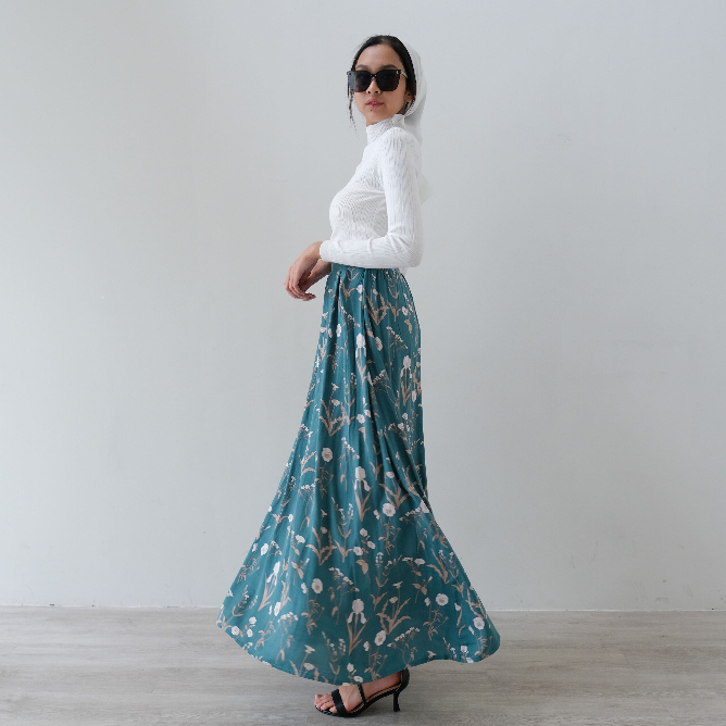 [ Raya Collection ] Dalila Long Flowy Skirt