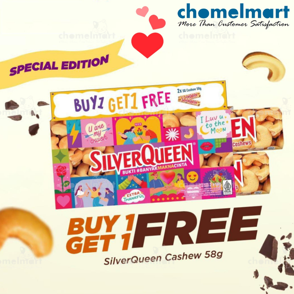 

Coklat Silver Queen Promo Valentine Day 2X58g