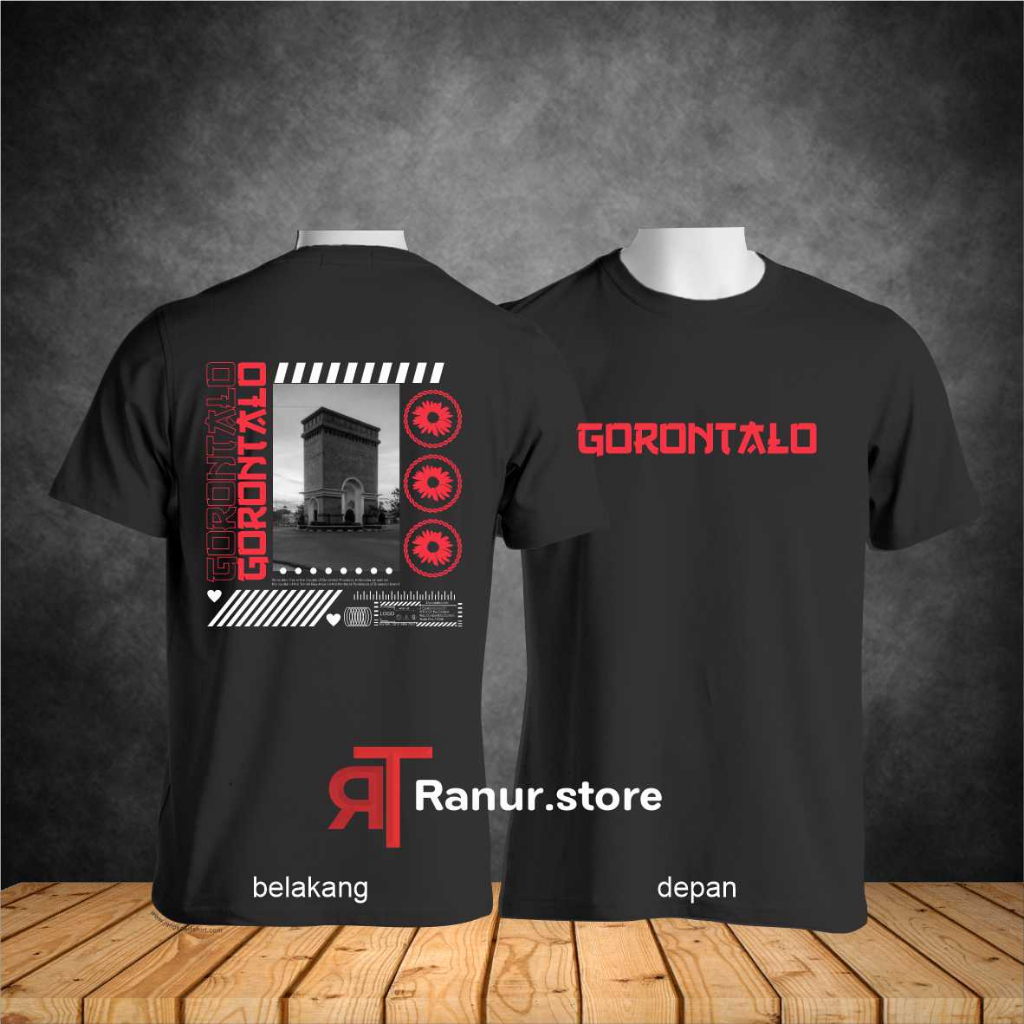 Kaos gorontalo, baju gorontalo, pakaian gorontalo,  gorontalo pakaian