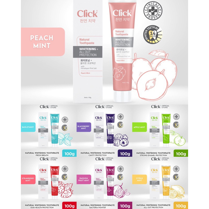 Click x NCT 127 Toothpaste Odol + Freebies Official
