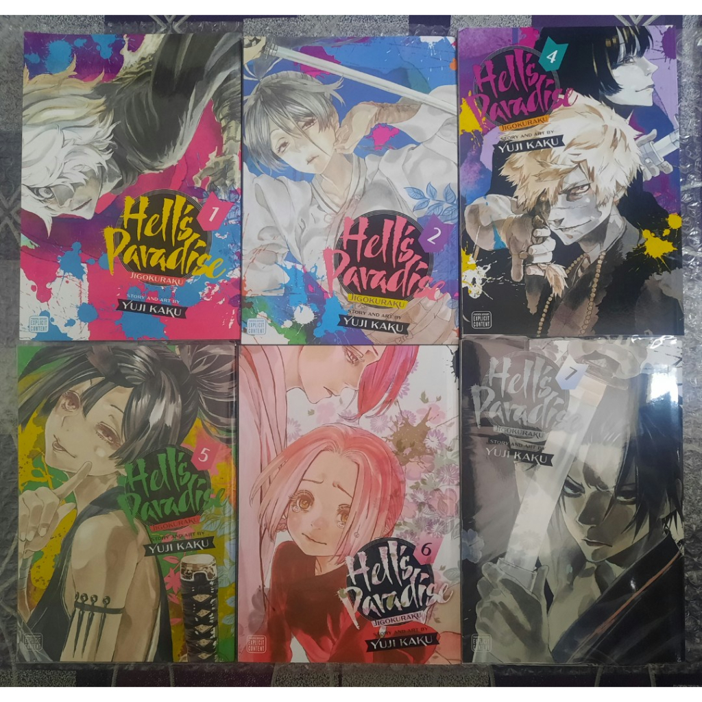 [INDONESIA] BUKU KOMIK JIGOKURAKU VOL 1 - VOL 10 UPDATE PLUS STIKER ANIME - MANGA HELL'S PARADISE - KAKU YUUJI [ORIGINAL]