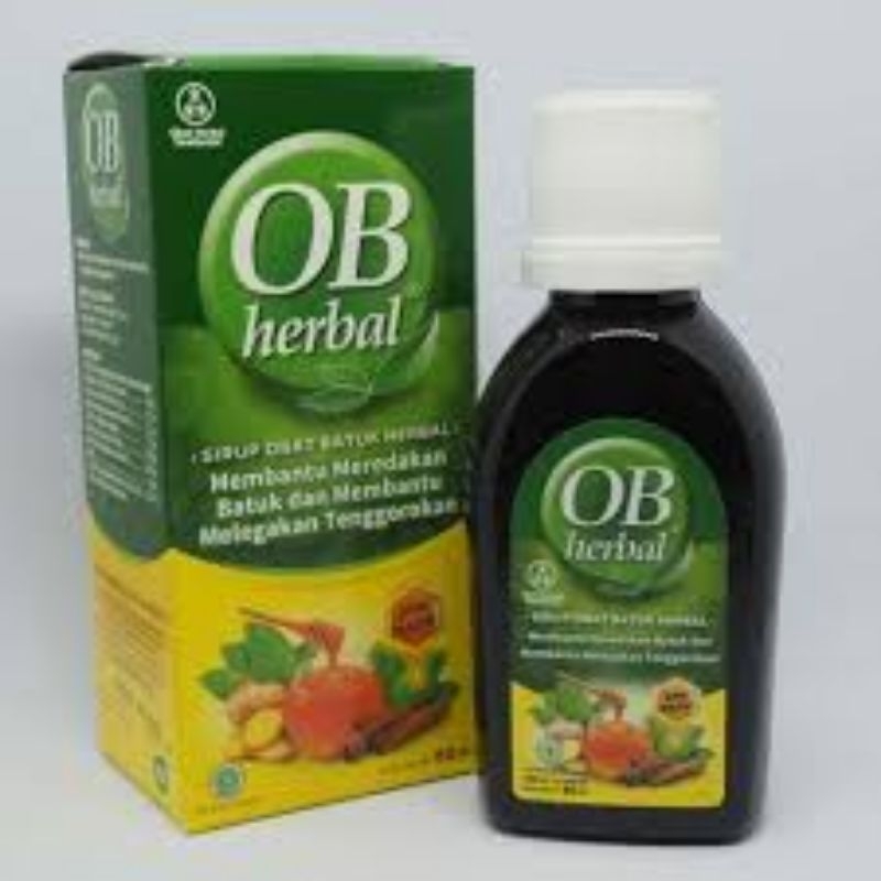 OB HERBAL 60 ML OBAT BATUK HERBAL BATUK BERDAHAK