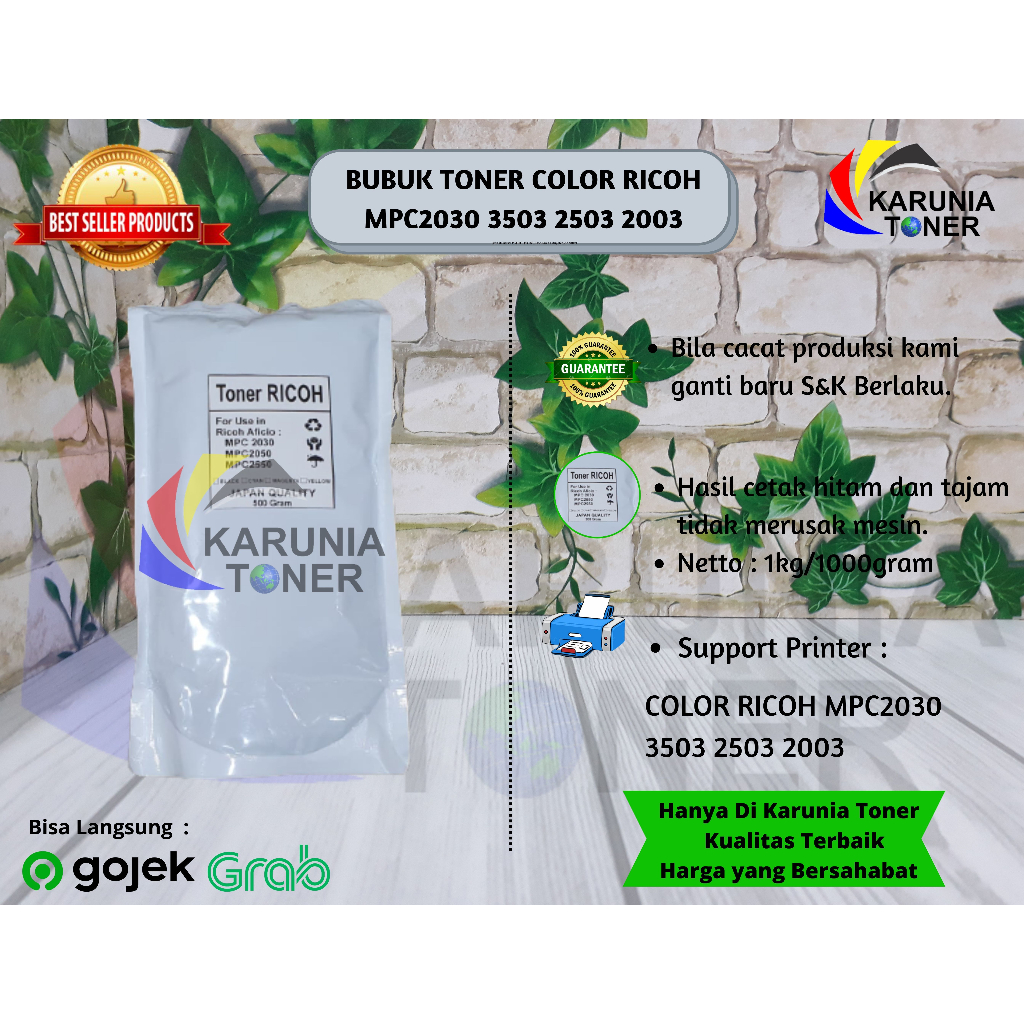 Toner Refill Gestetner MPC2030 (Black) BAGUS