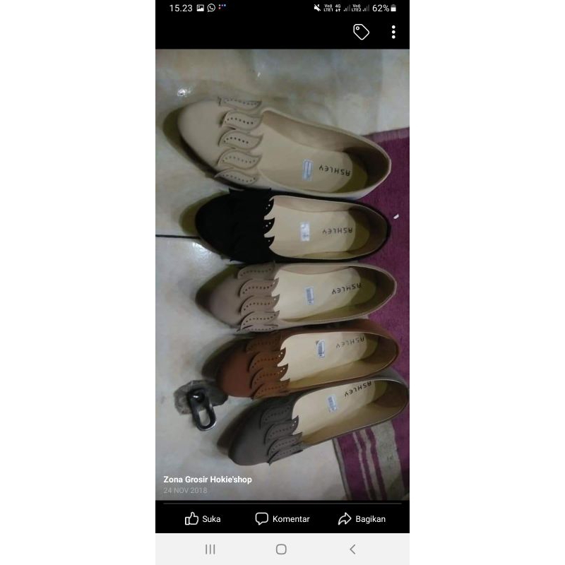 SEPATU KANTOR CEWEK ELEGANT 1 KODI