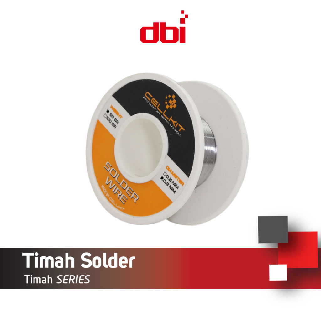 Timah Solder Gulung 0,3mm 50gr CELLKIT