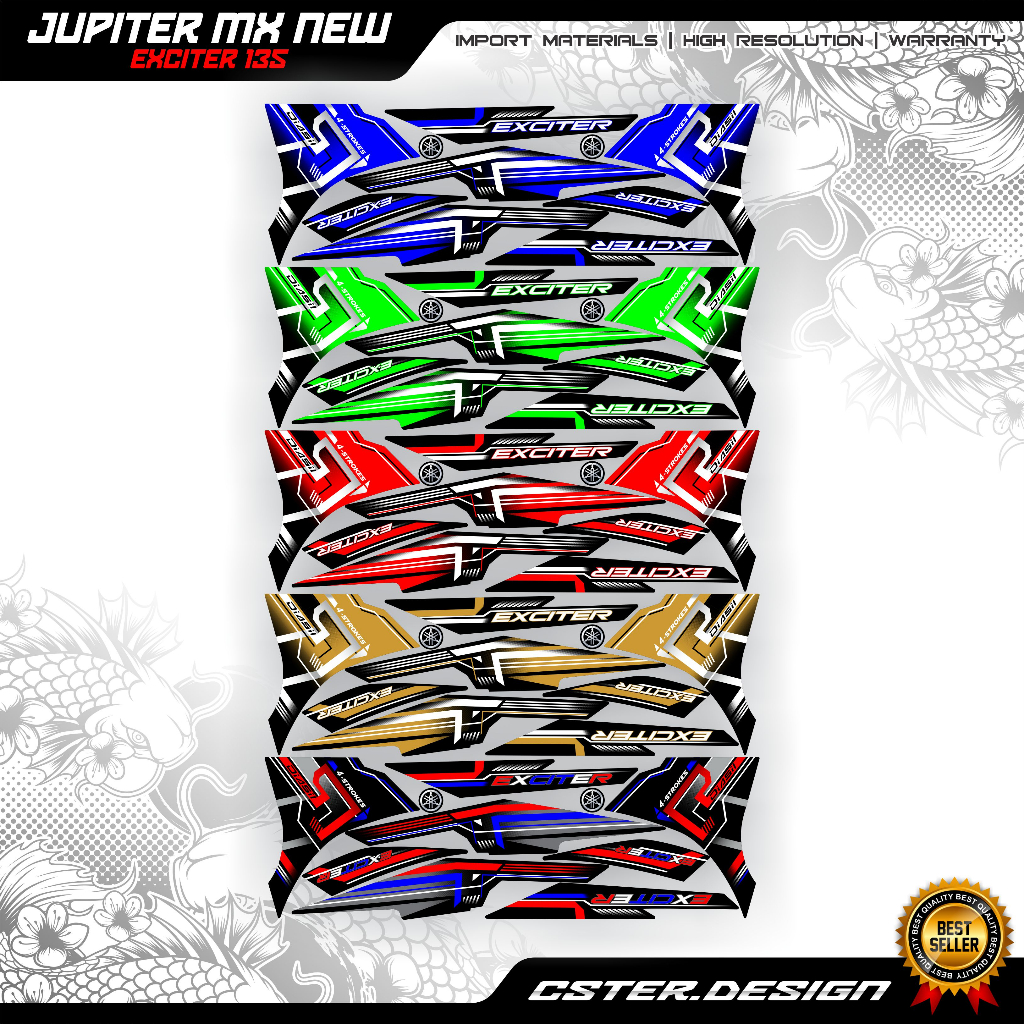 STRIPING EXCITER / JUPITER MX NEW