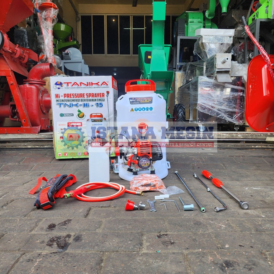 MESIN SEMPROT HAMA KNAPSACK ENGINE SPRAYER 2 TAK TANIKA HI 15 | HI I15