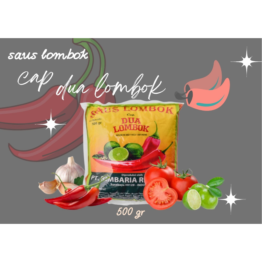Saus Sambal Bantal Cap Dua Lombok 500gr