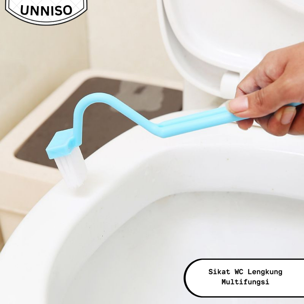 UNNISO - Sikat WC Lengkung Multifungsi