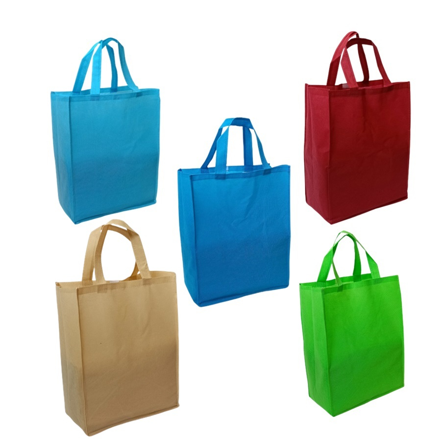 Shopping Bag 12 Pcs Tas Belanja 30x15x38Cm Spunbond