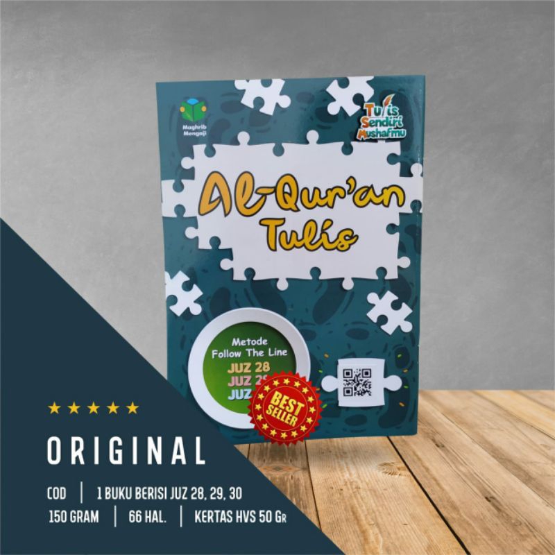 0JUZ AMMA TULIS ALQURAN TULIS SENDIRI MUSHAFMU IQRO' TULIS JUZ 28 29 30