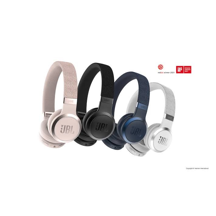 JBL Live 460 NC Bluetooth Headphone On-Ear with Noise Cancelling Garansi Resmi IMS 1 Tahun - Original