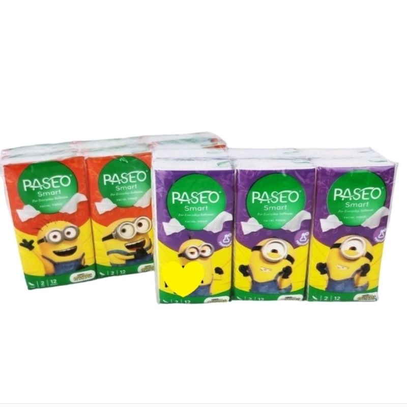 (1pcs) Tisu Paseo Smart Hanky 12st Pocket tissue tisue saku