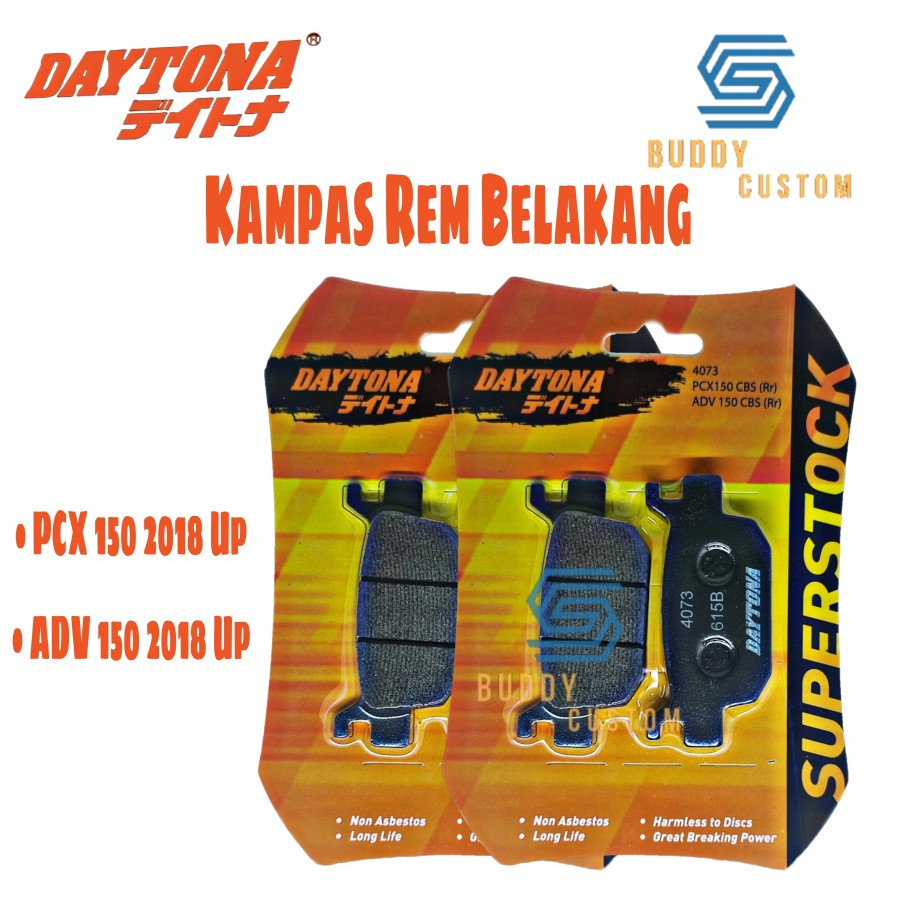 Kampas Rem PCX 150 - Kampas Rem Belakang PCX 150 - Kampas Rem Belakang Daytona PCX 150