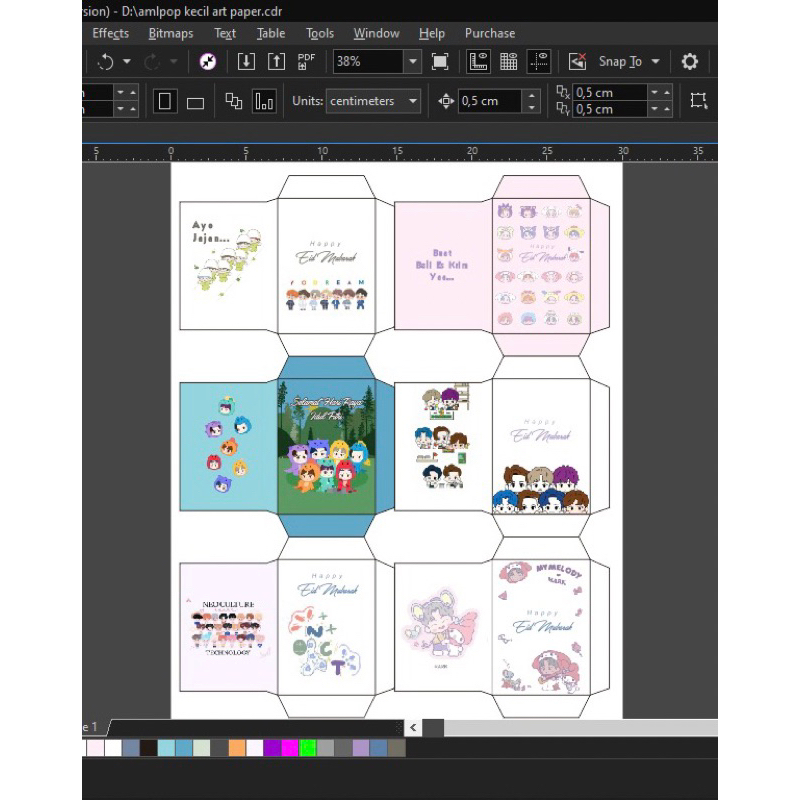 

CUSTOM AMPLOP LEBARAN KPOP
