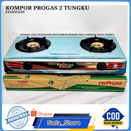 kompor Gas Progas PG-269 Stainless (2Tungku)