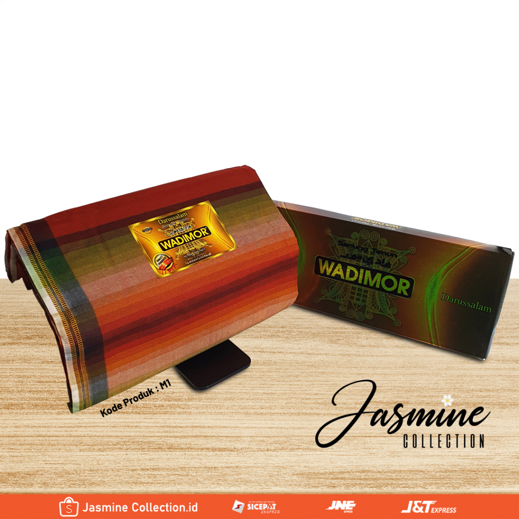 WADIMOR Sarung Tenun - MERAH (M1) + Dus