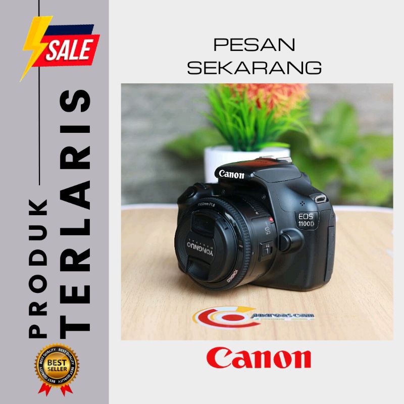 CANON EOS 1100D + LENSA FIX  50MM YANG SUKA FOTO BOKEH