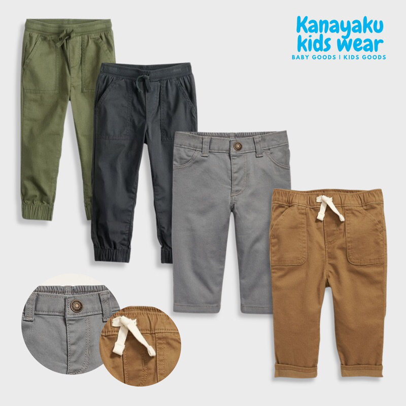 CELANA ANAK LAKI-LAKI LONGPANTS CHINO OLD NAVY & JUMPING BEAN FOR BOYS