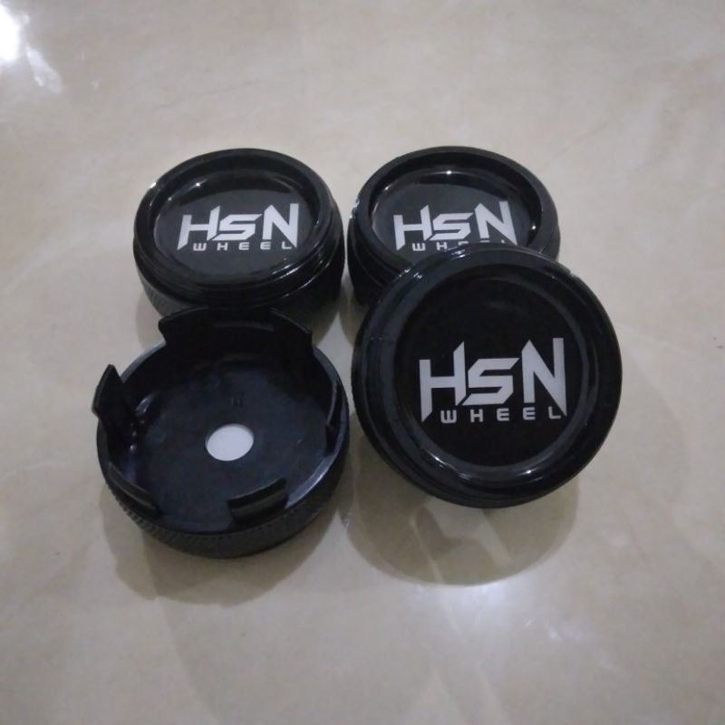 tutup velg racing dop roda racing HSR hitam tabung kecil luar 6cm