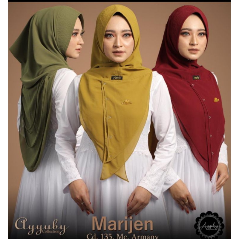 Hijab instan MARIJEN POLOS Ory by ayyuby