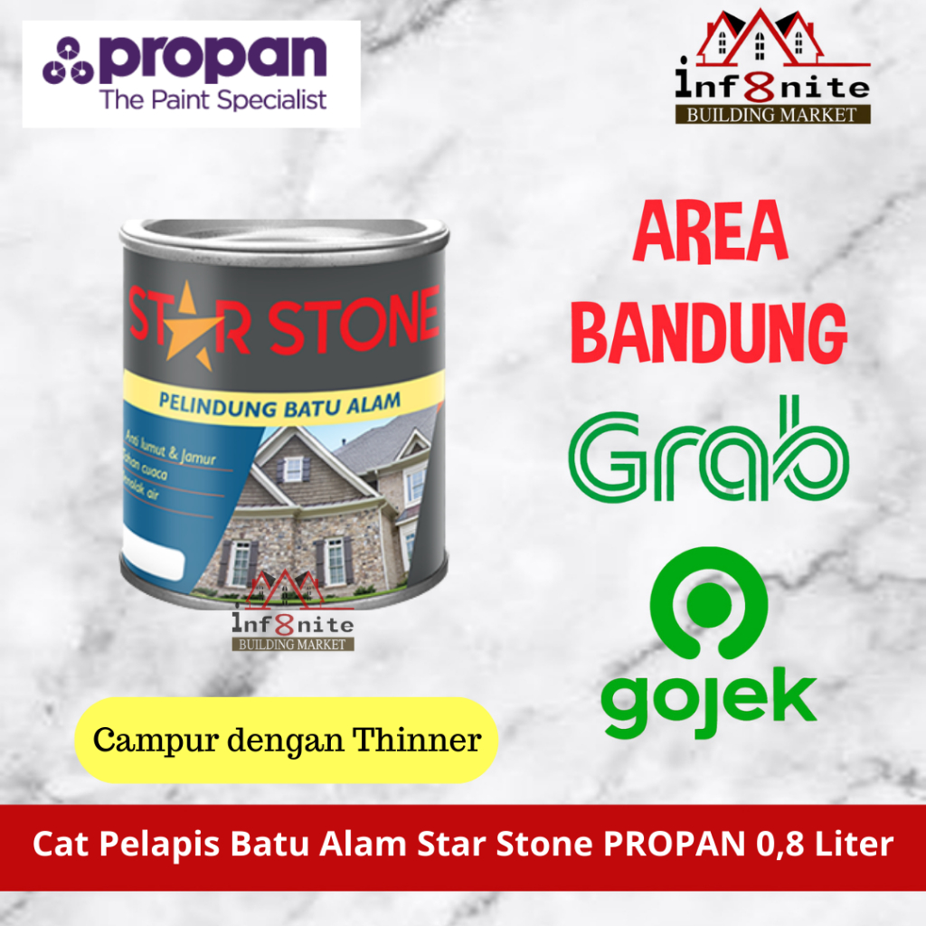 Cat Pelapis Batu Alam Propan Star Stone Vernis Batu Alam Starstone