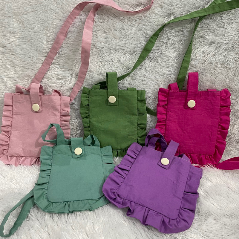 tas anak perempuan/tas selempang anak/girl bag/girl’s sling bag/tas anak lucu/tas kain anak perempua