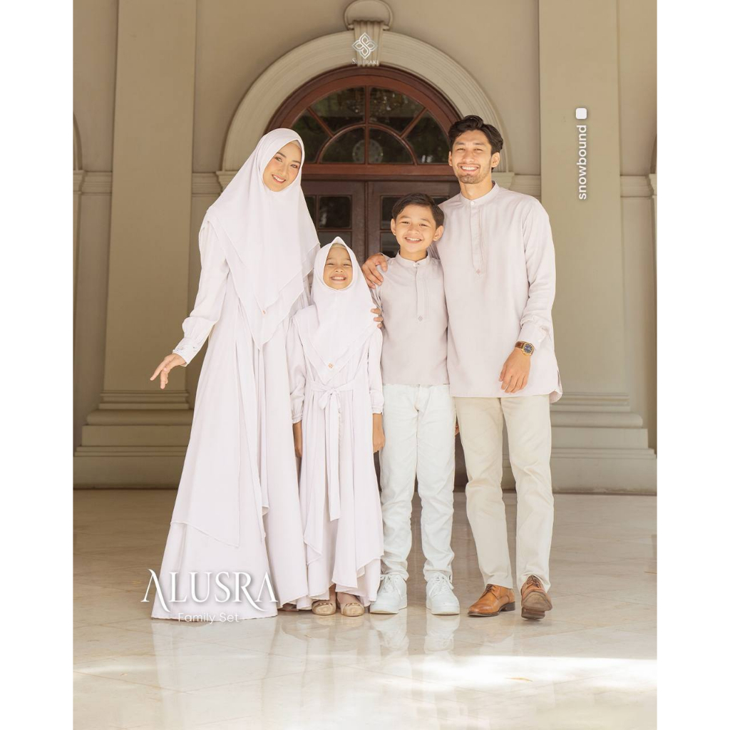 KOKO KIDS ALUSRA FAMILY SET ORIGINAL BY SHIERAKI SARIMBIT KELUARGA TERBARU 2023 BAJU MUSLIM ANAK