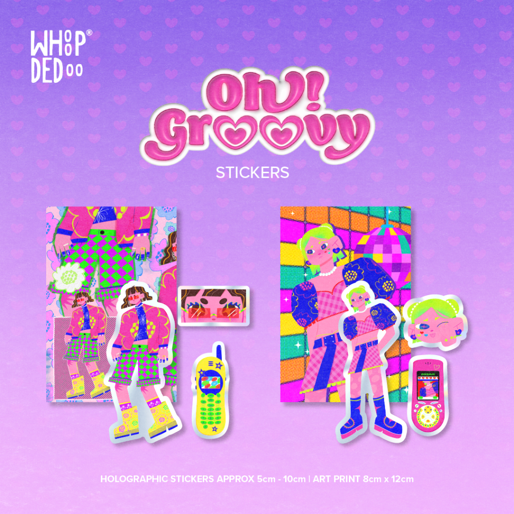 

Sticker – Oh! Groovy by WhoopDeDoo