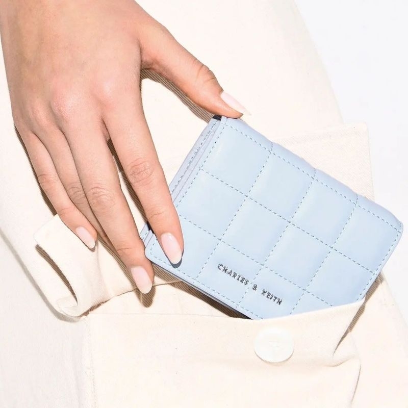 CK Quilted Mini Wallet
