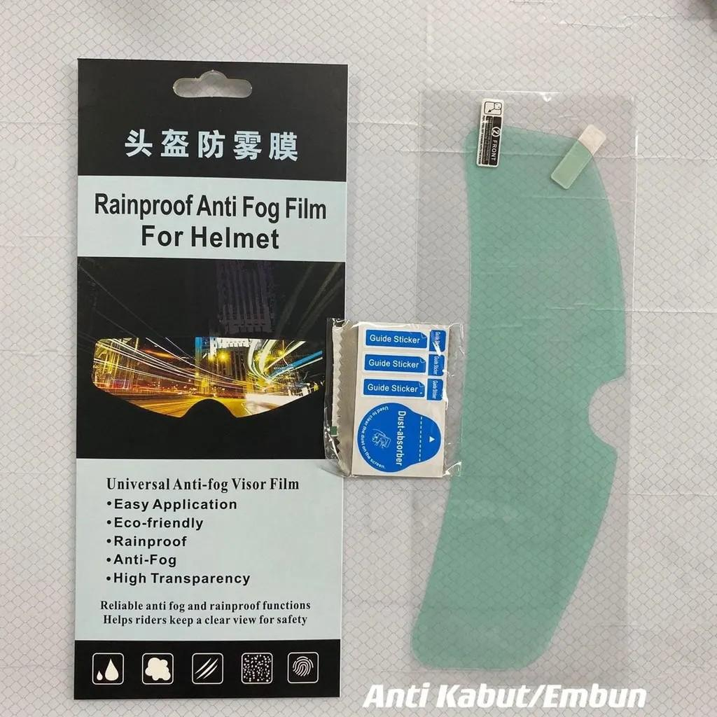 STICKER ANTI FOG / ANTI RAIN HELM STIKER ANTI FOG HELM ANTI AIR ANTI KABUT, HUJAN DAN EMBUN WATERPROOF