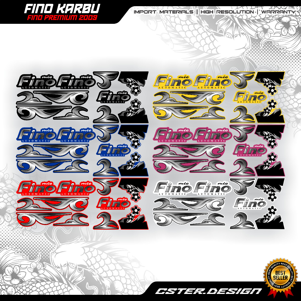 STRIPING FINO KARBU fino premium 2009 putih