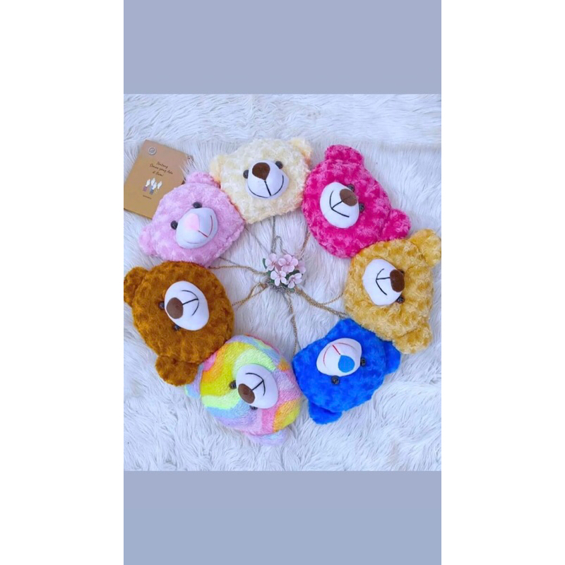 Tas Boneka Kepala Beruang/ Tas Boneka Teddy Bear Selempang/ Tas Kepala Beruang