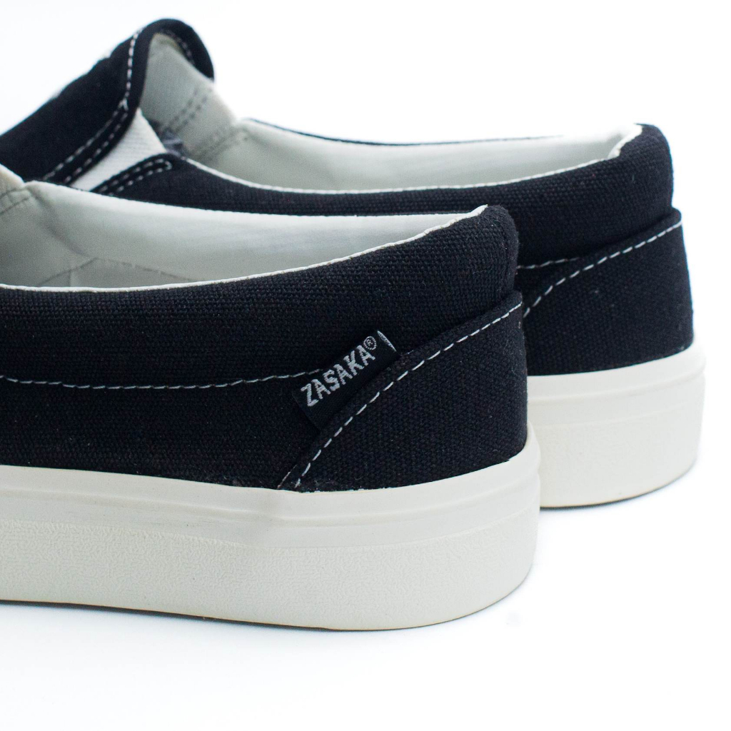 Sepatu Zasaka - Slip On Brengshake Black&amp;White Original Pria dan Wanita