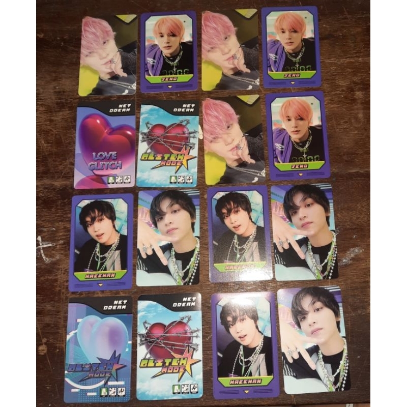 Haechan Jeno Game Card MD Glitch Mode Set