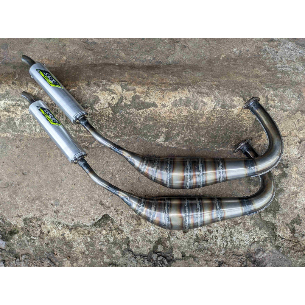 Knalpot SMR RX-King Kolong PDK Scorpio Plat Karat
