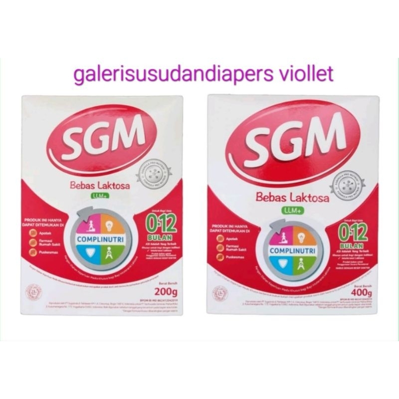 SGM LLM Susu Bebas Laktosa 200gr/400gr