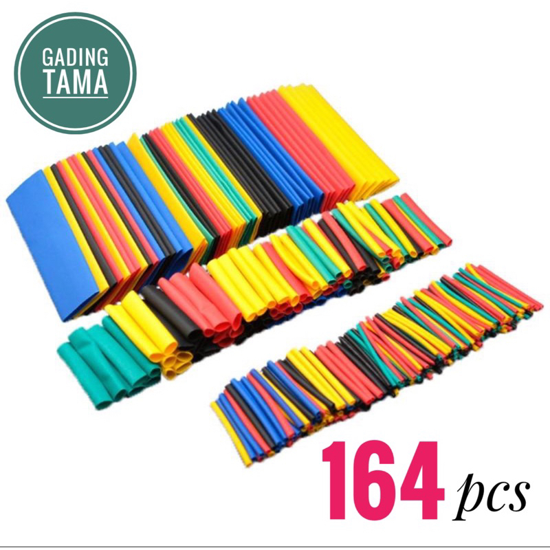 Heat Shrink Isolasi Bakar Selang Bakar 164 pcs