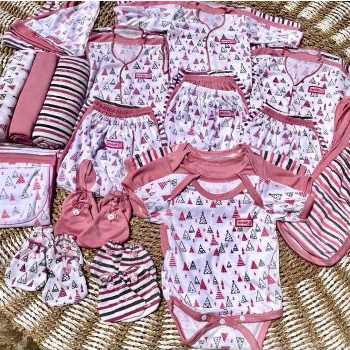 45 PCS Baju Bayi baru lahir Paket hemat Brojol Baby Paket Komplit bayi baru lahir  DNW BABY