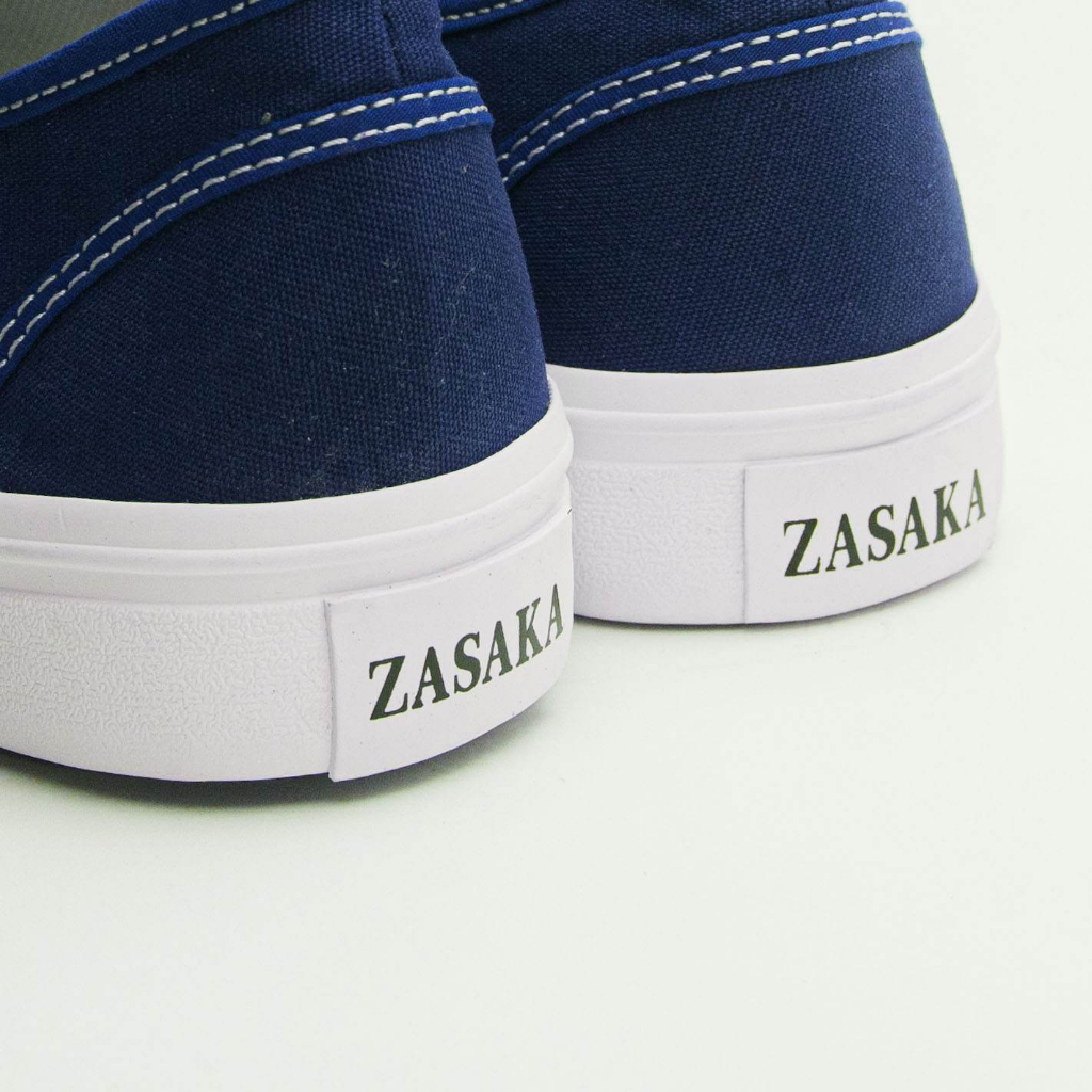 Zasaka - Sepatu Authentic Navy Sneakers Casual Pria Wanita