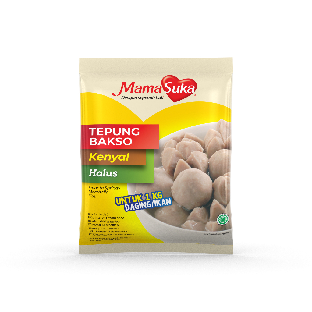 

Mamasuka Tepung Bakso Kenyal 32 gram | BPOM RI ✅