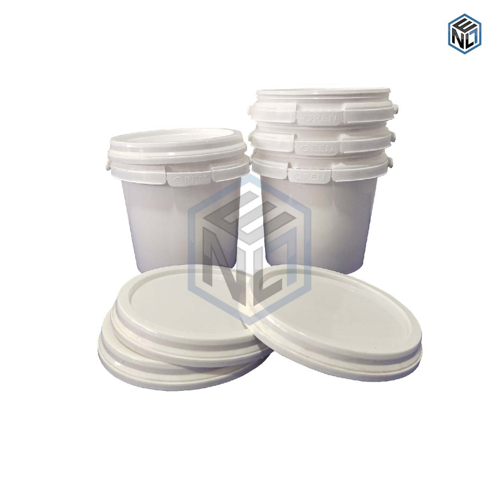Ember Cat Pail Plastik Ukuran 1 kg | Ember Plastisol 1 kg