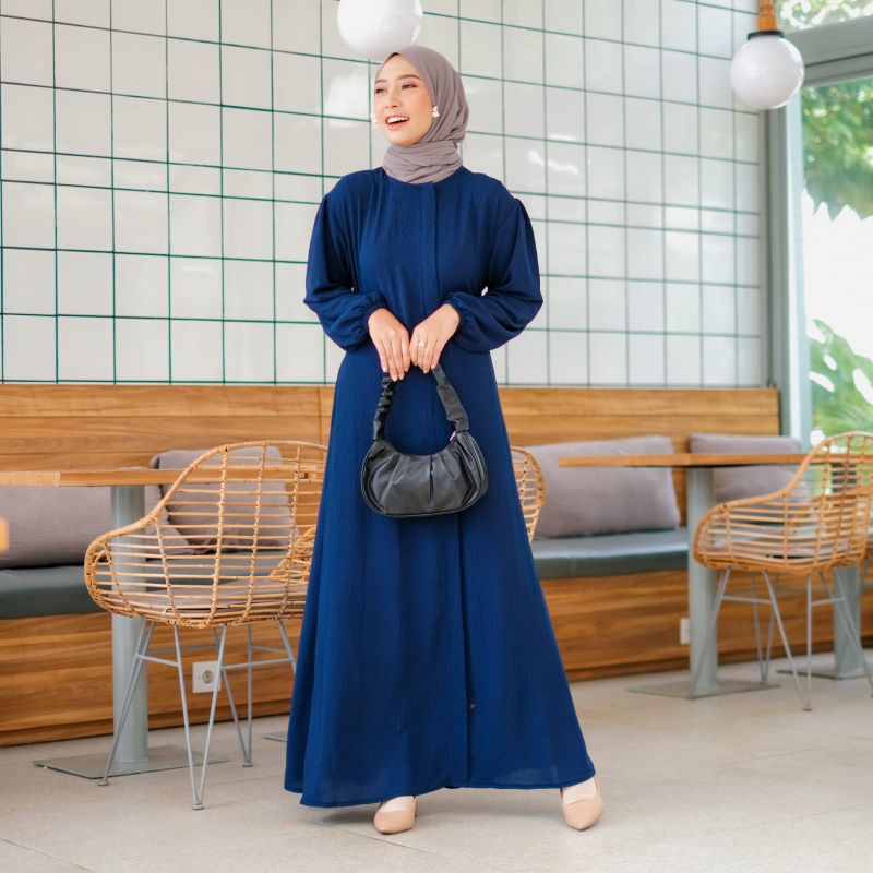 NAYRA DRESS Dress Crinkle Cantik Dress Crinkle Premium Gamis Crinkle Murah