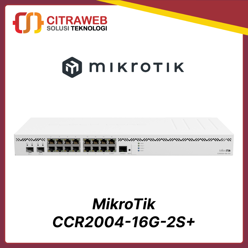 Mikrotik Routerboard CCR2004-16G-2S+ | CCR 2004 16G 2S+